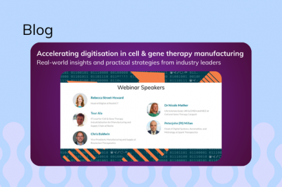 RoslinCT Blog Series: Accelerating digitisation in cell & gene therapy manufacturing